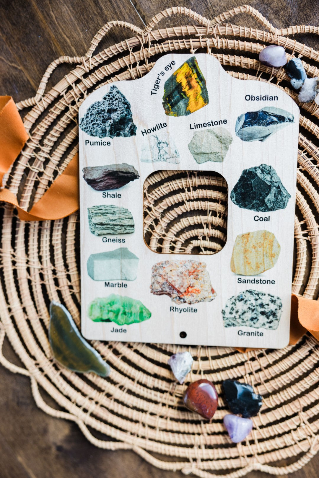 Double sided Rock and Minerals nature window
