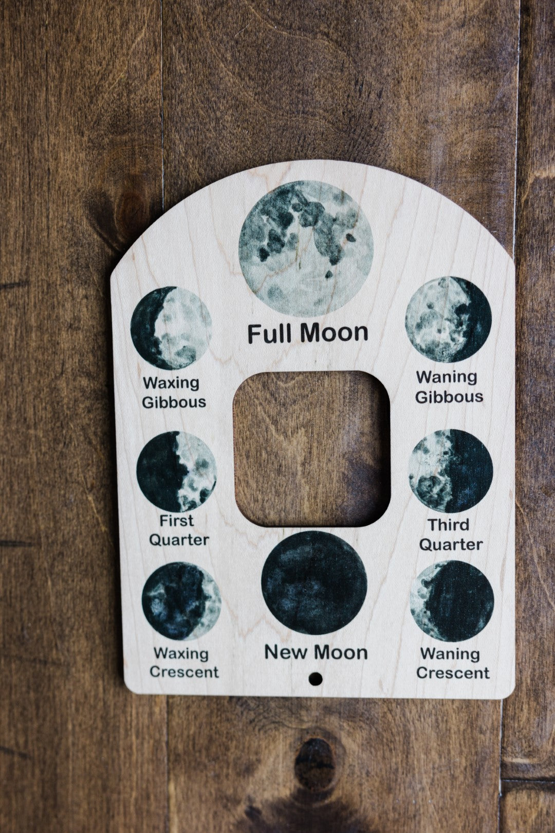 Double sided Night sky explorer, Moon and constellation nature window