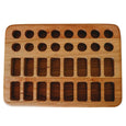 Wooden Beeswax Crayon Holder