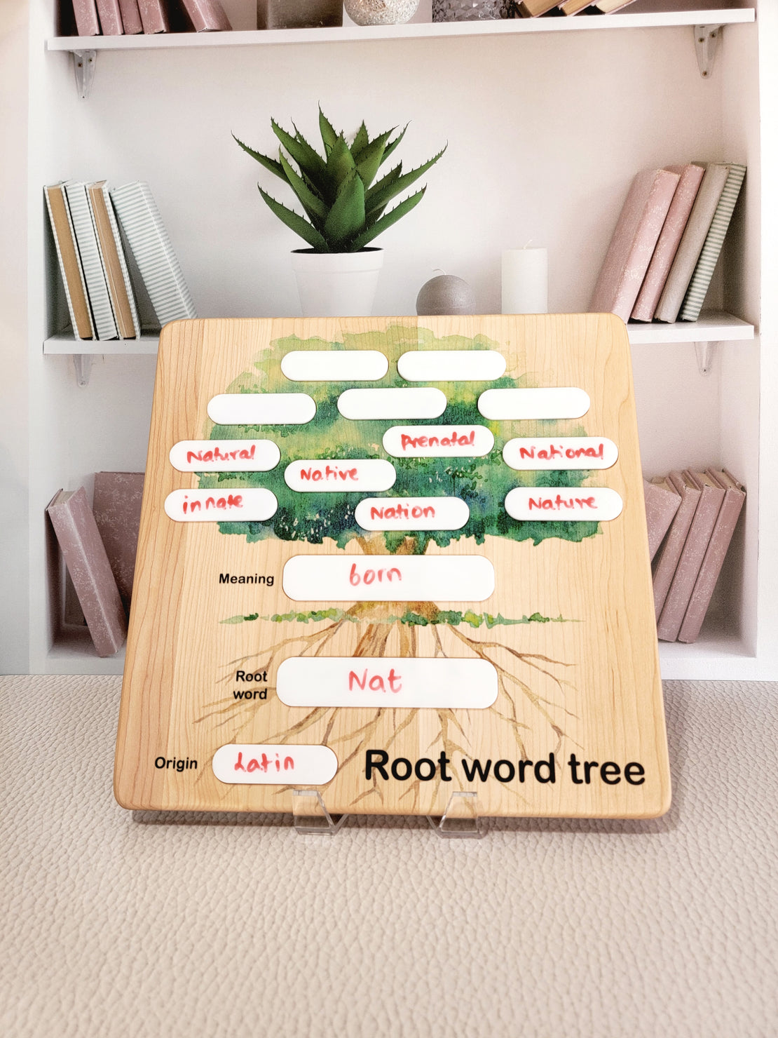 Root word tree board