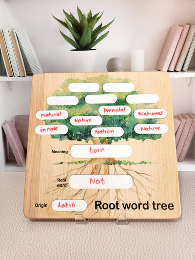 Root word tree board