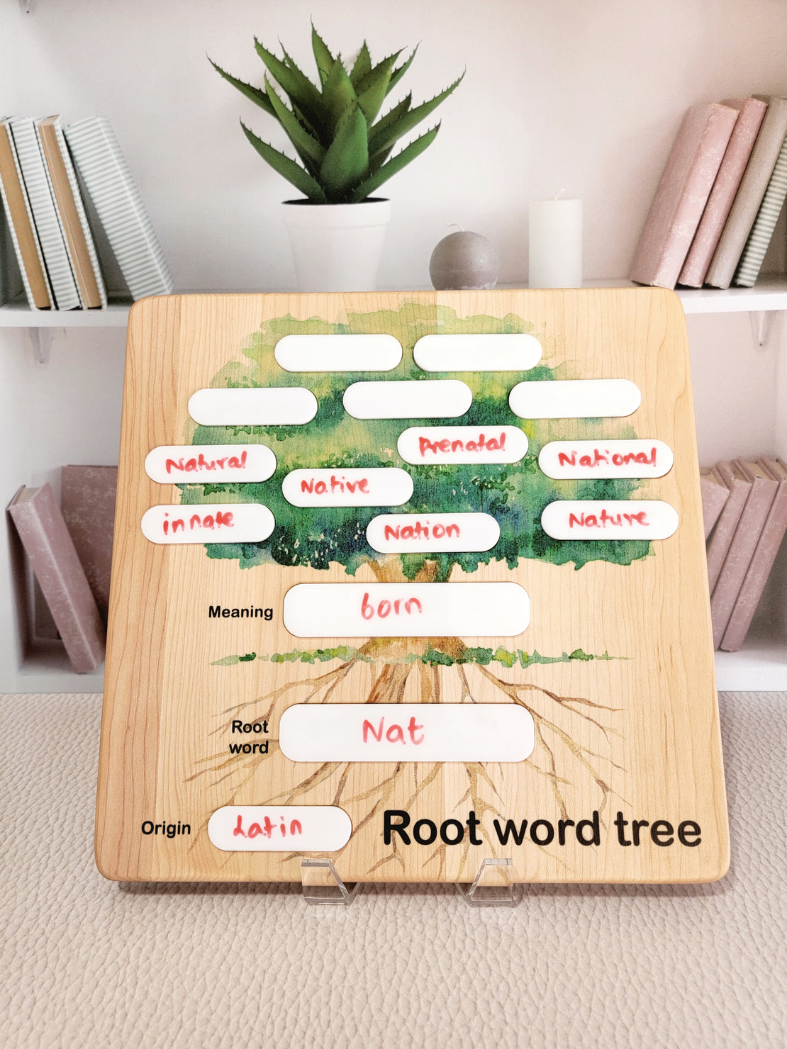 Root word tree board