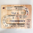 Path to Presidency: Engaging Wooden Puzzle for Kids | Learn Presidential Election Steps
