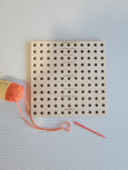 Wooden Sewing Board for Kids with engraved stitch guide – Master Fine Motor Skills and Explore Diverse Stitching Techniques