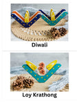 Festival of lights stacker - Double sided stacker to explore the world festivals - Diwali, Christmas, Imbolc, Kwanzaa, Hanukkah, Lantern