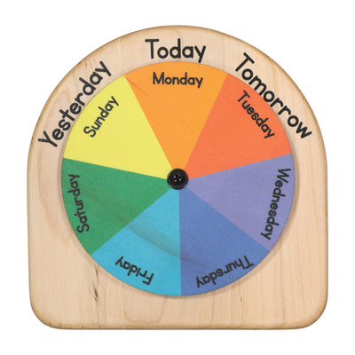 SECONDS/IMPERFECT Days of the week wheel - Circle time calendar