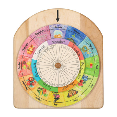SECONDS/IMPERFECT Wheel of the year - wooden perpetual calendar- nature calendar - desk calendar