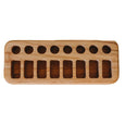 Wooden Beeswax Crayon Holder