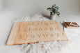 SECONDS/IMPERFECT Alphabet tracing board with guided arrows, Regular print font,