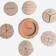 Time fraction learning kit - fraction of time - Montessori materials