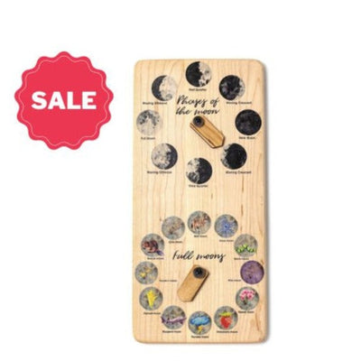 SECONDS/IMPERFECT Moon Phases - Lunar calendar - clock - full moons