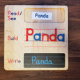 SECONDS/IMPERFECT Dry erase Read build write board - spelling CVC board