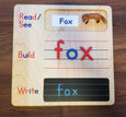 Dry erase Read build write board - spelling CVC board