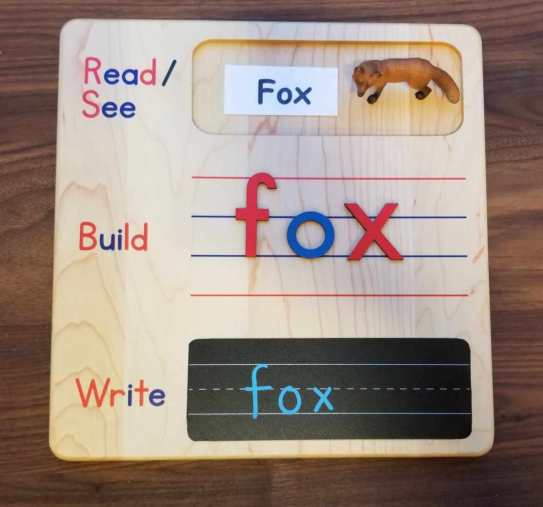 Dry erase Read build write board - spelling CVC board