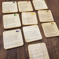 Doula Gift Ideas - Stages of pregnancy and fetal development wooden tiles, obgyn gift, midwife gift, doula gift, graduation gift