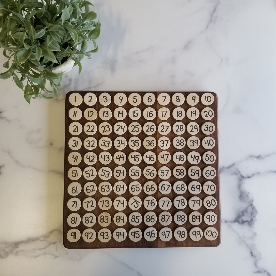 Hundred board Double sided with ball pockets and coin pockets