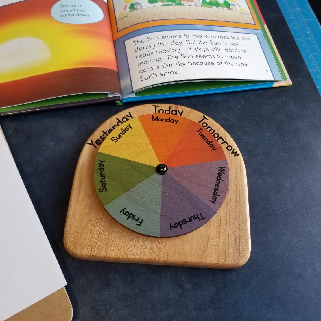 Days of the week wheel - Circle time calendar
