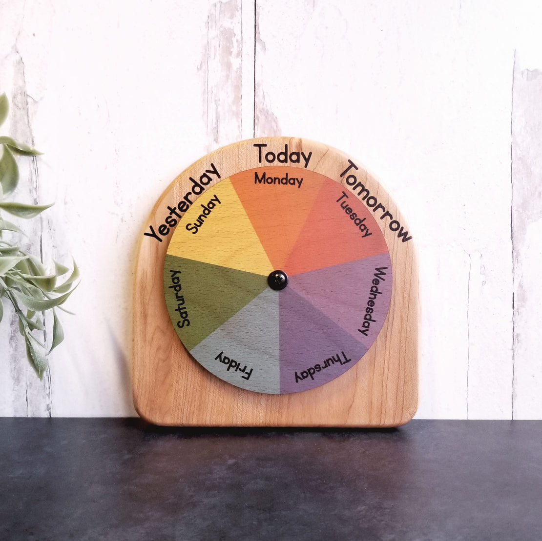Days of the week wheel - Circle time calendar