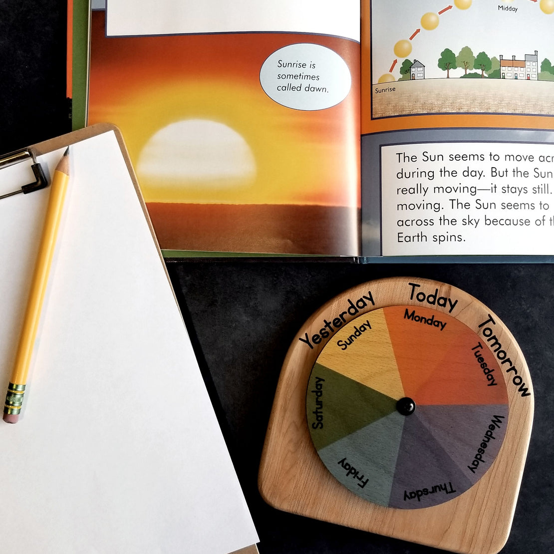 Days of the week wheel - Circle time calendar