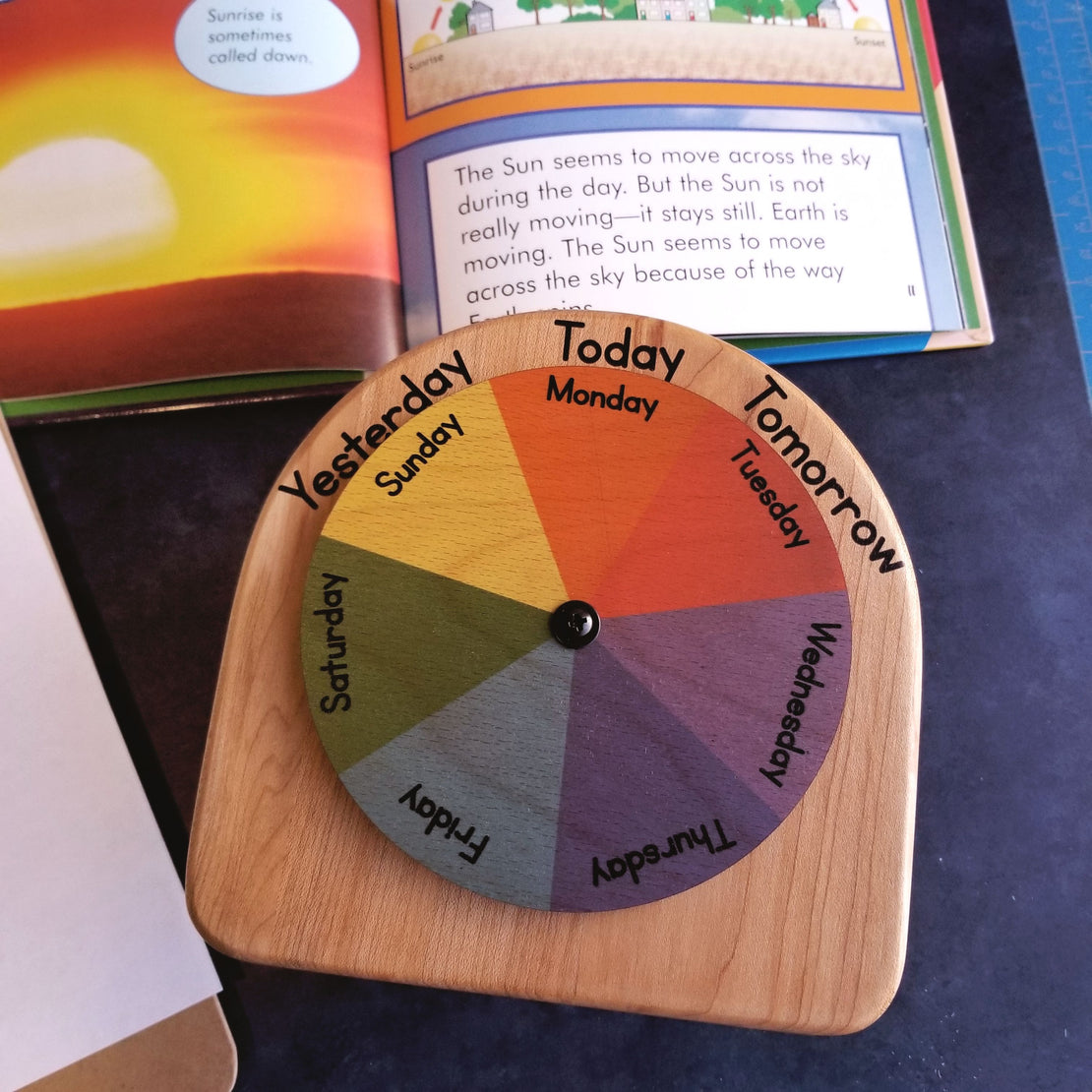 Days of the week wheel - Circle time calendar