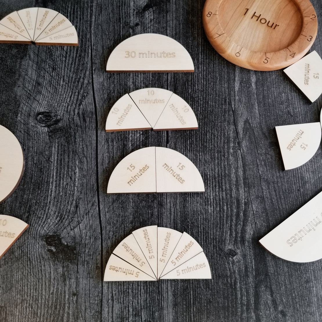 SECONDS/IMPERFECT Time fraction learning kit