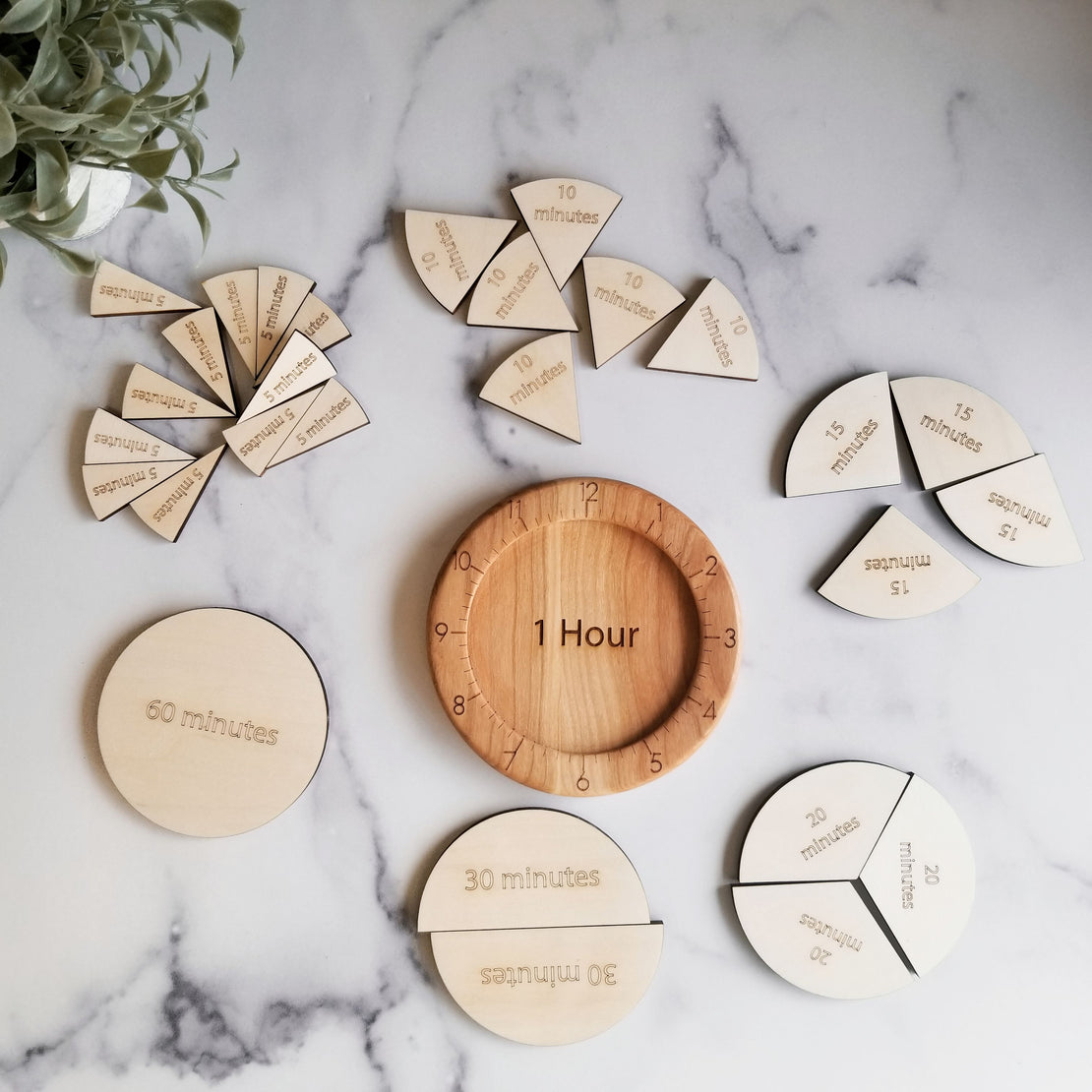 SECONDS/IMPERFECT Time fraction learning kit