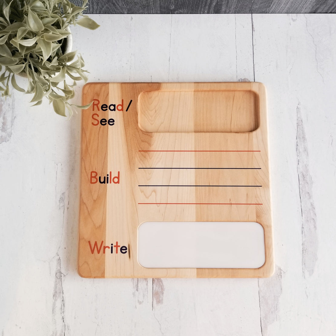 Dry erase Read build write board - spelling CVC board