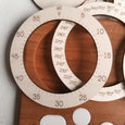 SECONDS/IMPERFECT Fraction manipulation board - Fraction circles