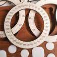 Fraction manipulation board - Fraction circles