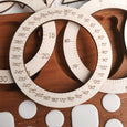 SECONDS/IMPERFECT Fraction manipulation board - Fraction circles