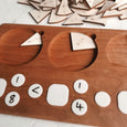 Fraction manipulation board - Fraction circles