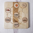 Life cycle board wooden - Montessori science