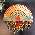 Rainbow with clouds - Color sorting toy - color matching - Montessori classroom