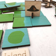 Land and water form puzzle
