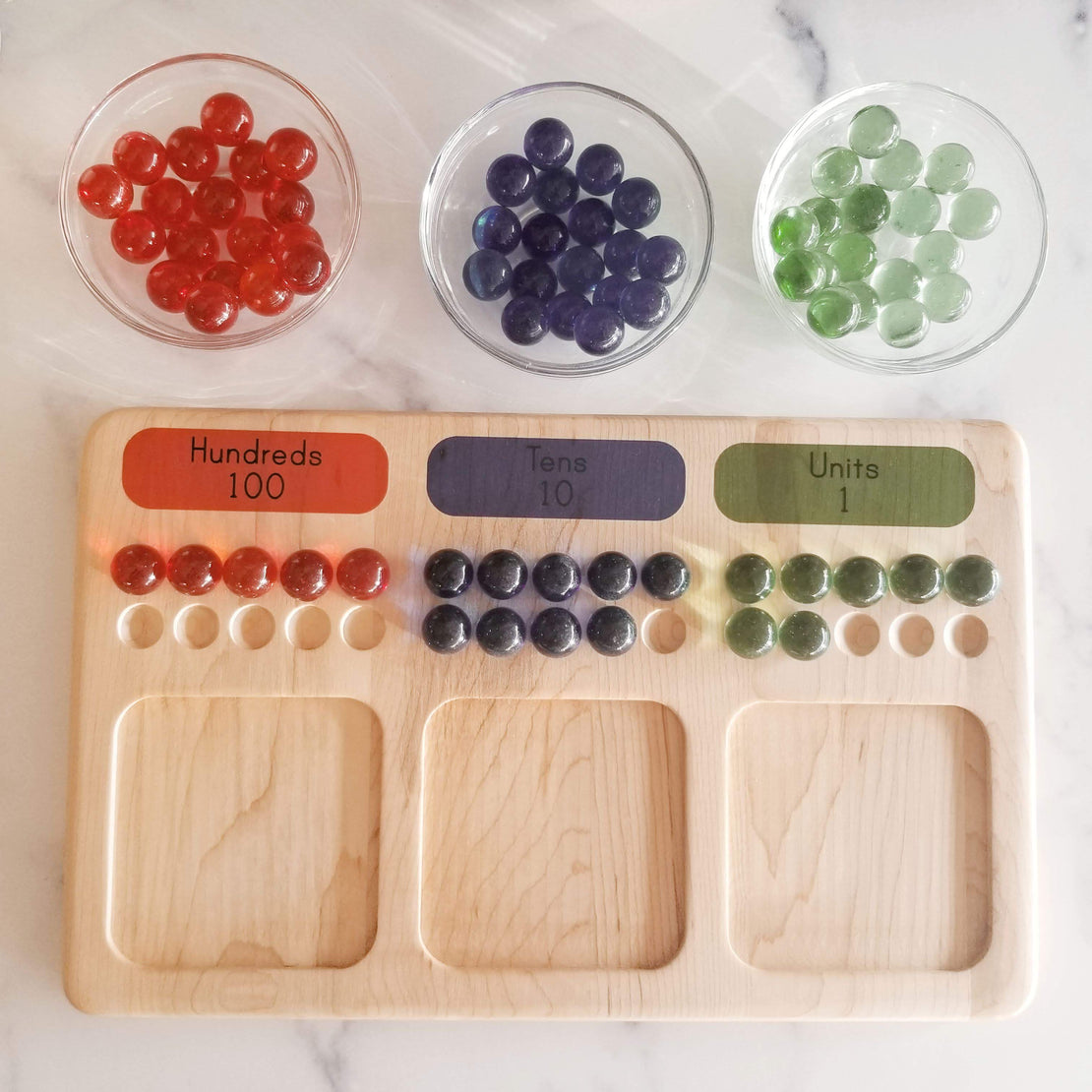 Regrouping board - place value board - Arithmetic board