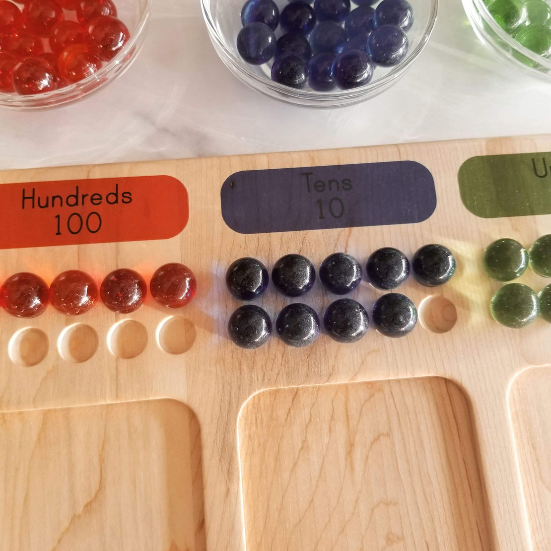 Regrouping board - place value board - Arithmetic board