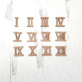Roman numeral - Wooden moveable numbers