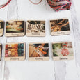 Montessori sequencing tiles - From sheep to sweater
