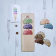 Pattern recognition work - Ice cream scoop puzzle - Montessori sensorial
