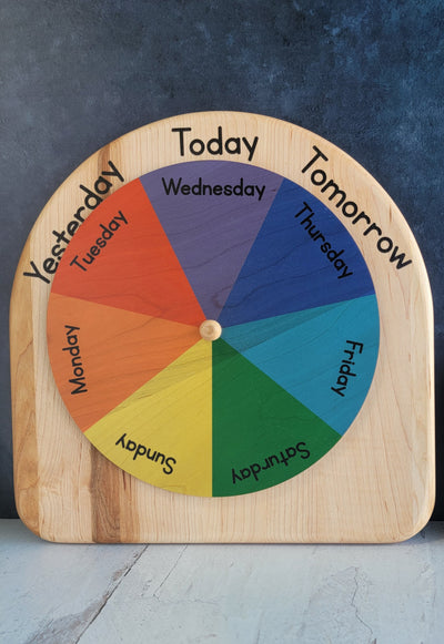 Classroom size Days of the week wheel - Circle time calendar