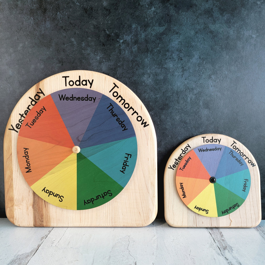 Classroom size Days of the week wheel - Circle time calendar