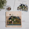 Layers of the rainforest wooden puzzle - montessori material
