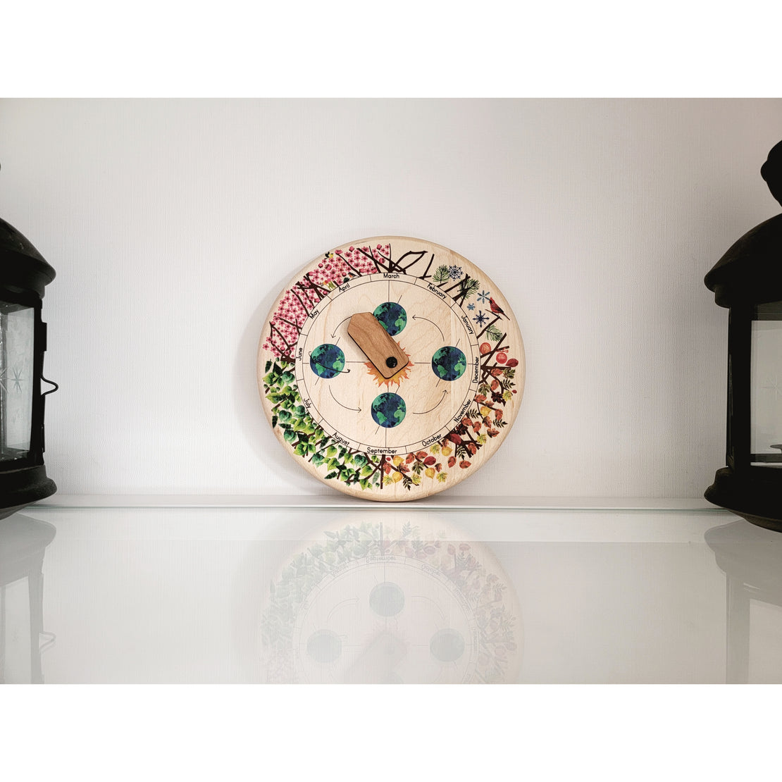 Seasons wheel - Circle time calendar - Month wheel