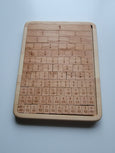 Fraction strips - fraction bars - Wooden fraction tiles - Montessori
