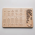 Reversible 1 to 10 Number tracing and counting board