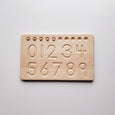 Reversible 1 to 10 Number tracing and counting board