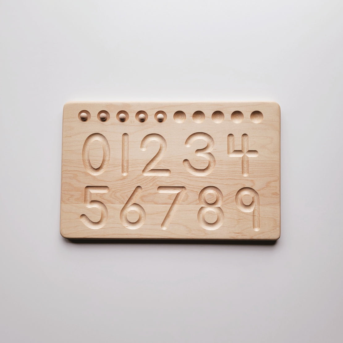 Reversible 1 to 10 Number tracing and counting board