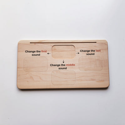 SECONDS/IMPERFECT Phoneme awareness board - fluency board - word ladder board