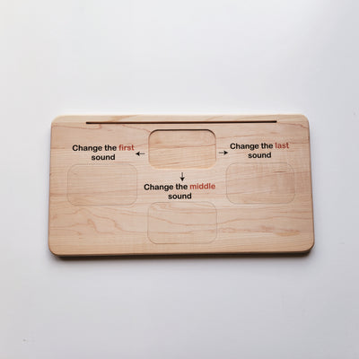 Phoneme awareness board - fluency board - word ladder board