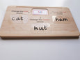 SECONDS/IMPERFECT Phoneme awareness board - fluency board - word ladder board